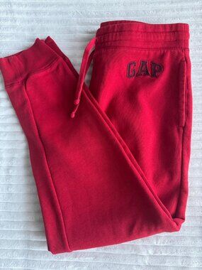 GAP Men's Red Jogger Sweatpants Size S